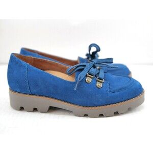 Vionic Women's Charm Teagan Oxford Lace Up Loafers- Supportive Casual Shoes Sz 5